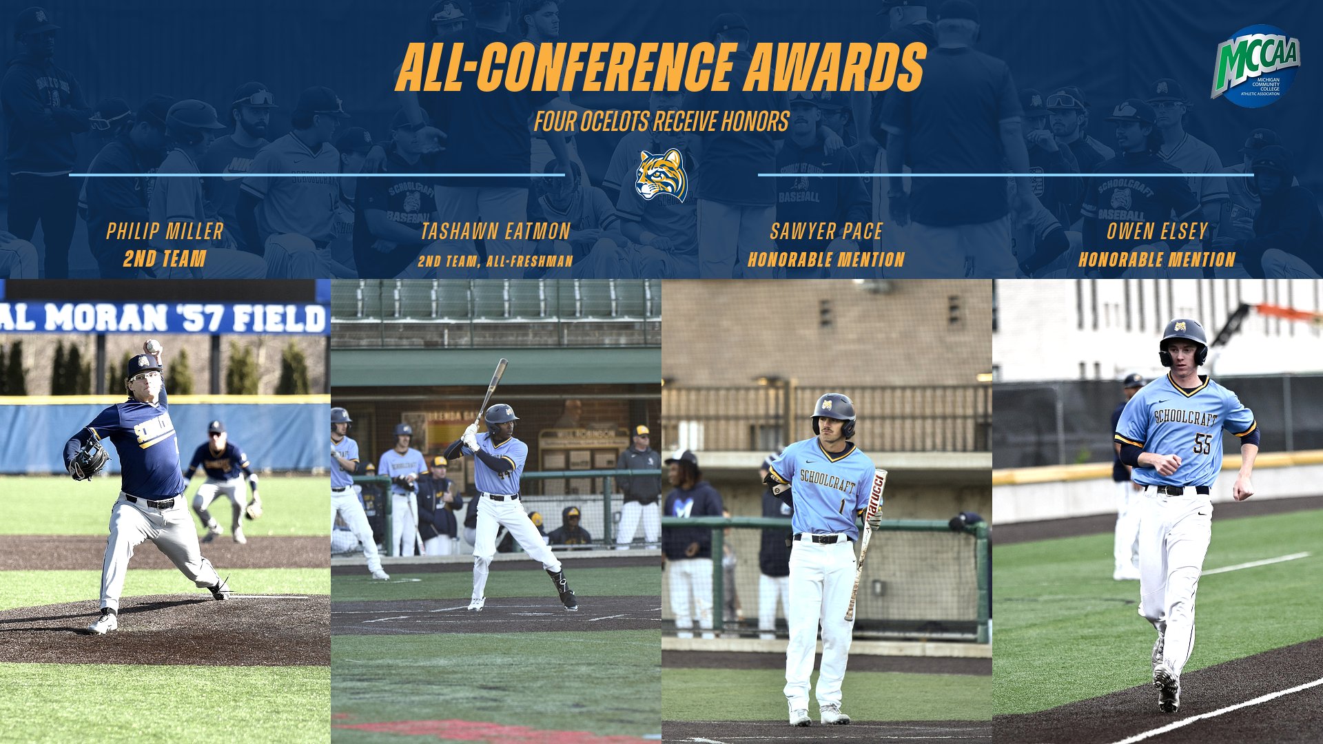 4 Ocelots Earn Conference Awards