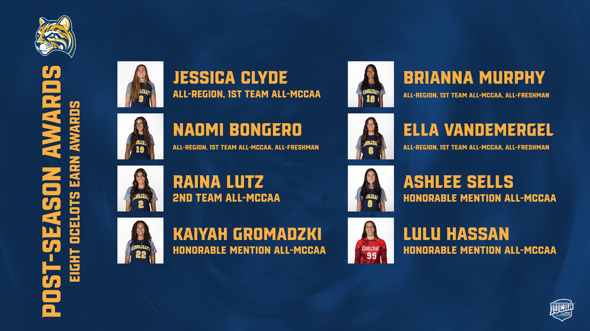 Women's Soccer Has Eight Awarded Post-Season Honors